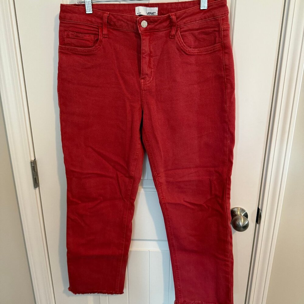 Vervet Los Angeles Jeans in red